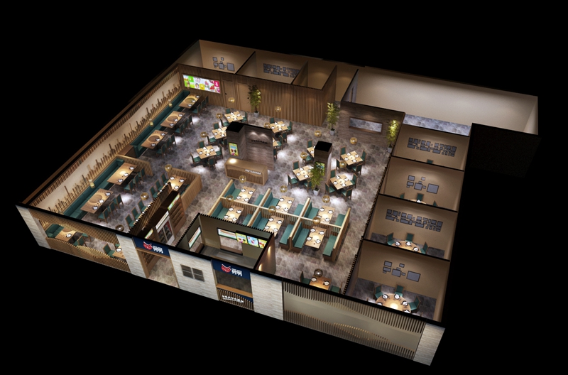 合肥家常菜館裝修