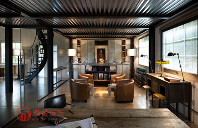 LOFT工業(yè)風(fēng)辦公室裝修設(shè)計(jì)